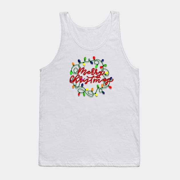 Christmas lighting Tank Top by MAYRAREINART